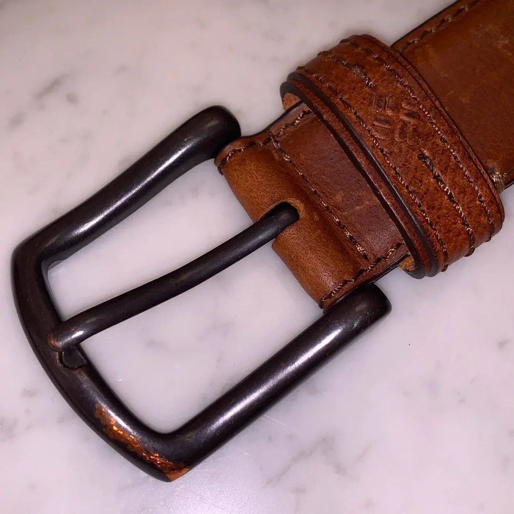 Columbia Belt Brown Mens Size 40